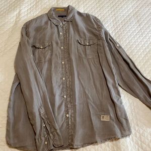 Trussardi Jeans linen shirt